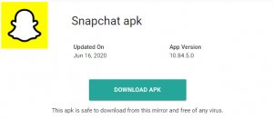 snapchat apk file free